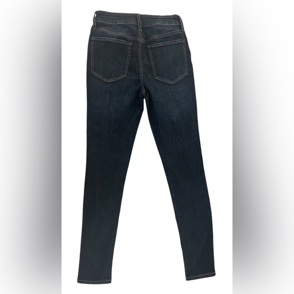 Kohls SO Juniors High Rise Jegging Superstretch Size 5 Medium Dark Destructed - Picture 2 of 6